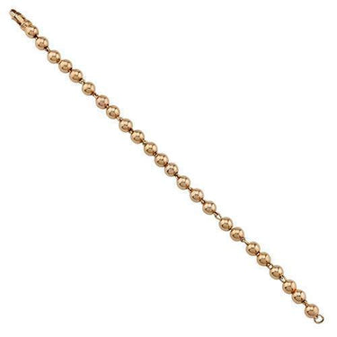 14k Rose Gold Hand Made Bracelet 6.5 mm